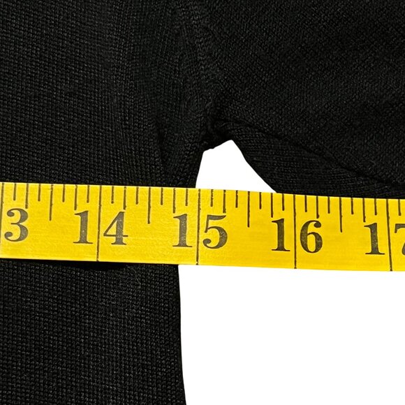 Spenser Jeremy Woman's Black M Top Minimalist Luxe Essential Soft Stretch Silk - Picture 6 of 9